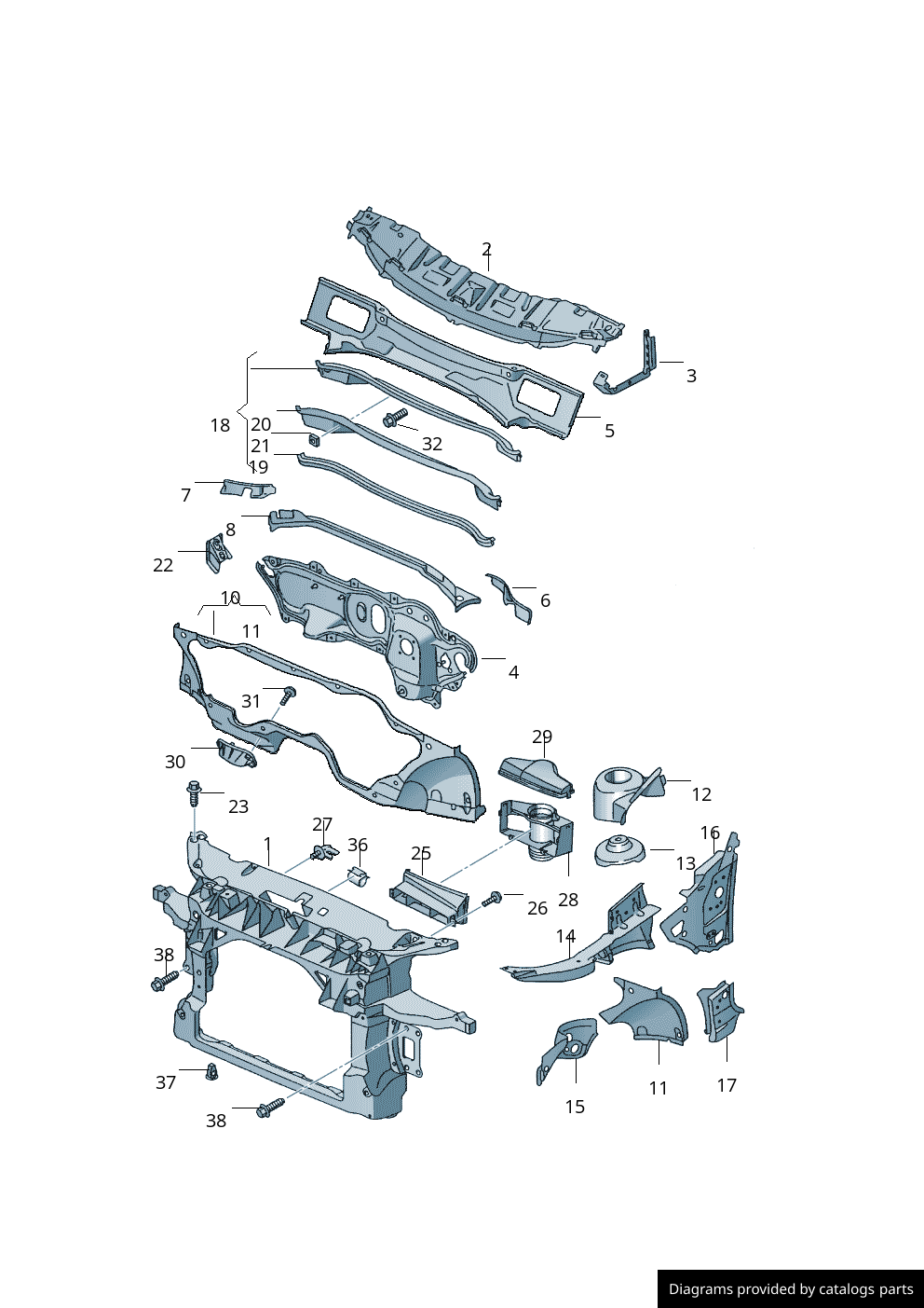Car part diagram