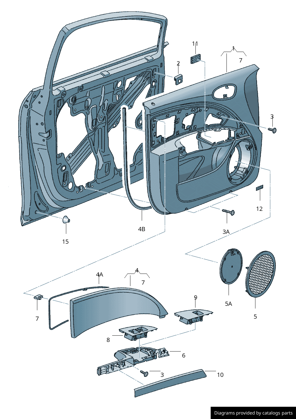 Car part diagram