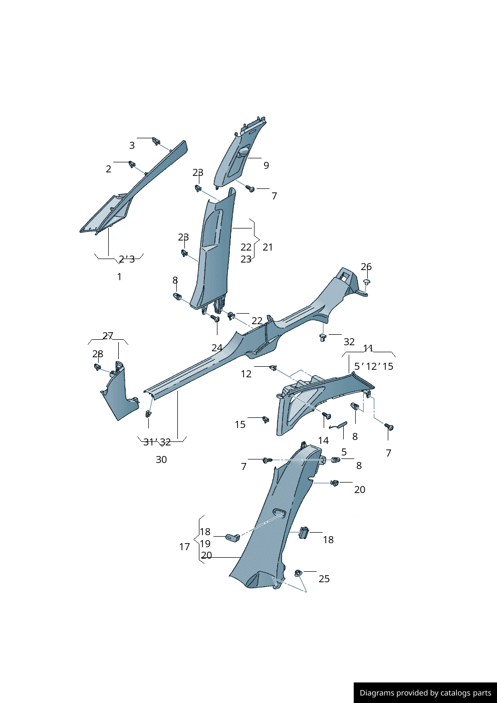 Car part diagram