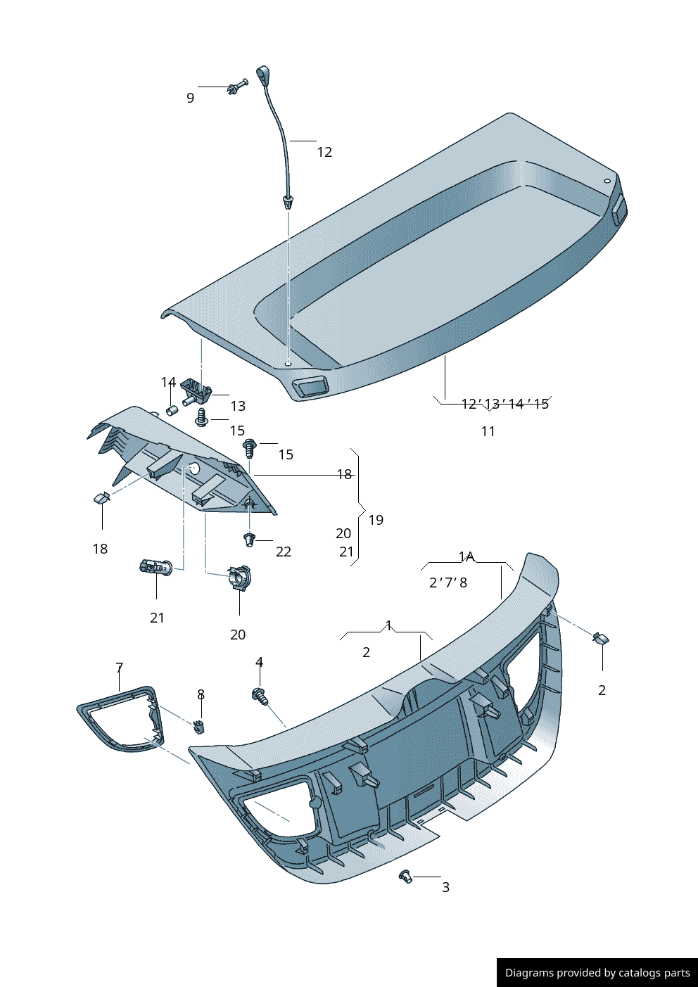 Car part diagram