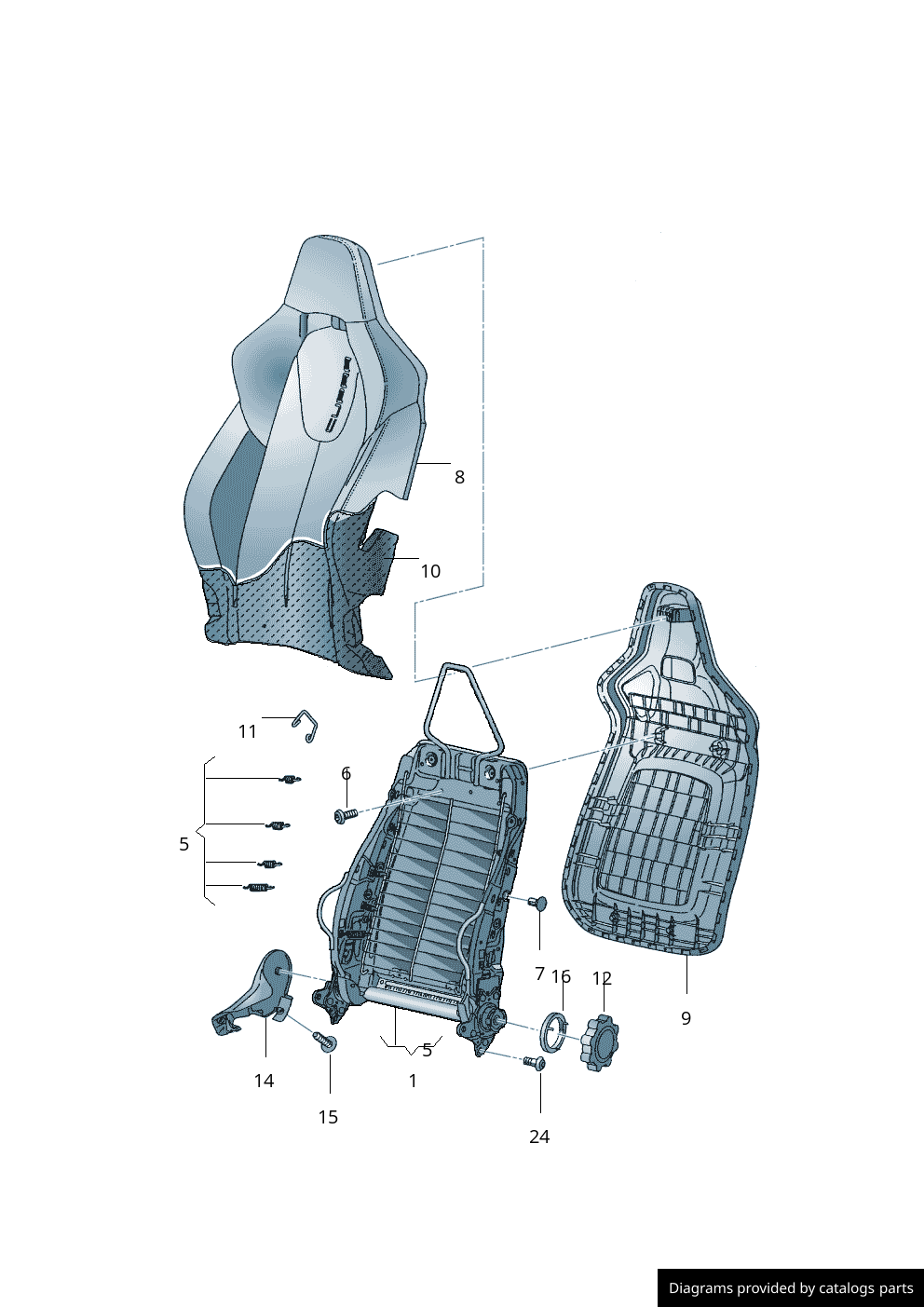 Car part diagram