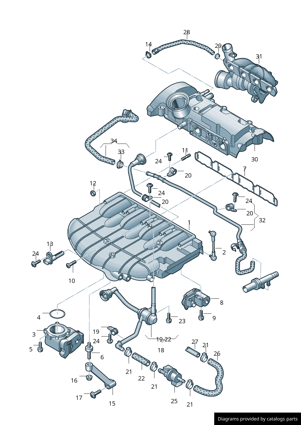 Car part diagram