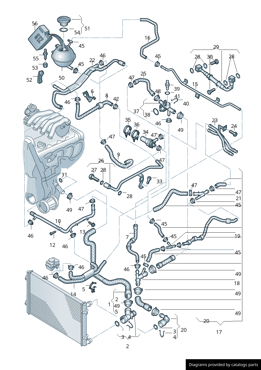Car part diagram