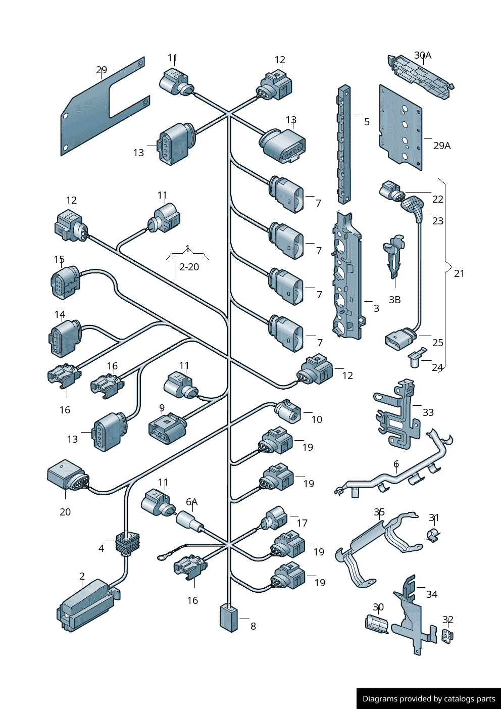 Car part diagram