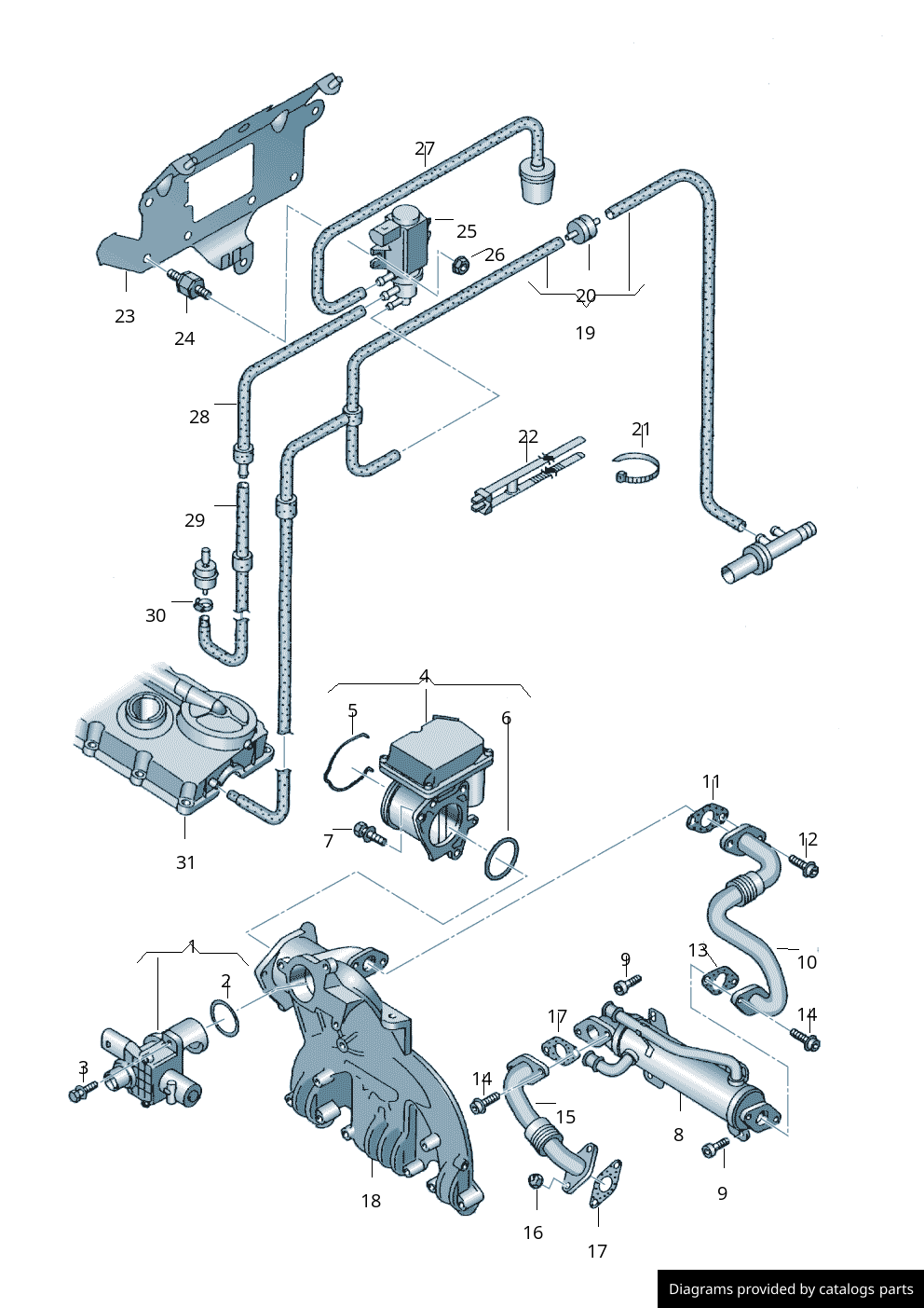 Car part diagram
