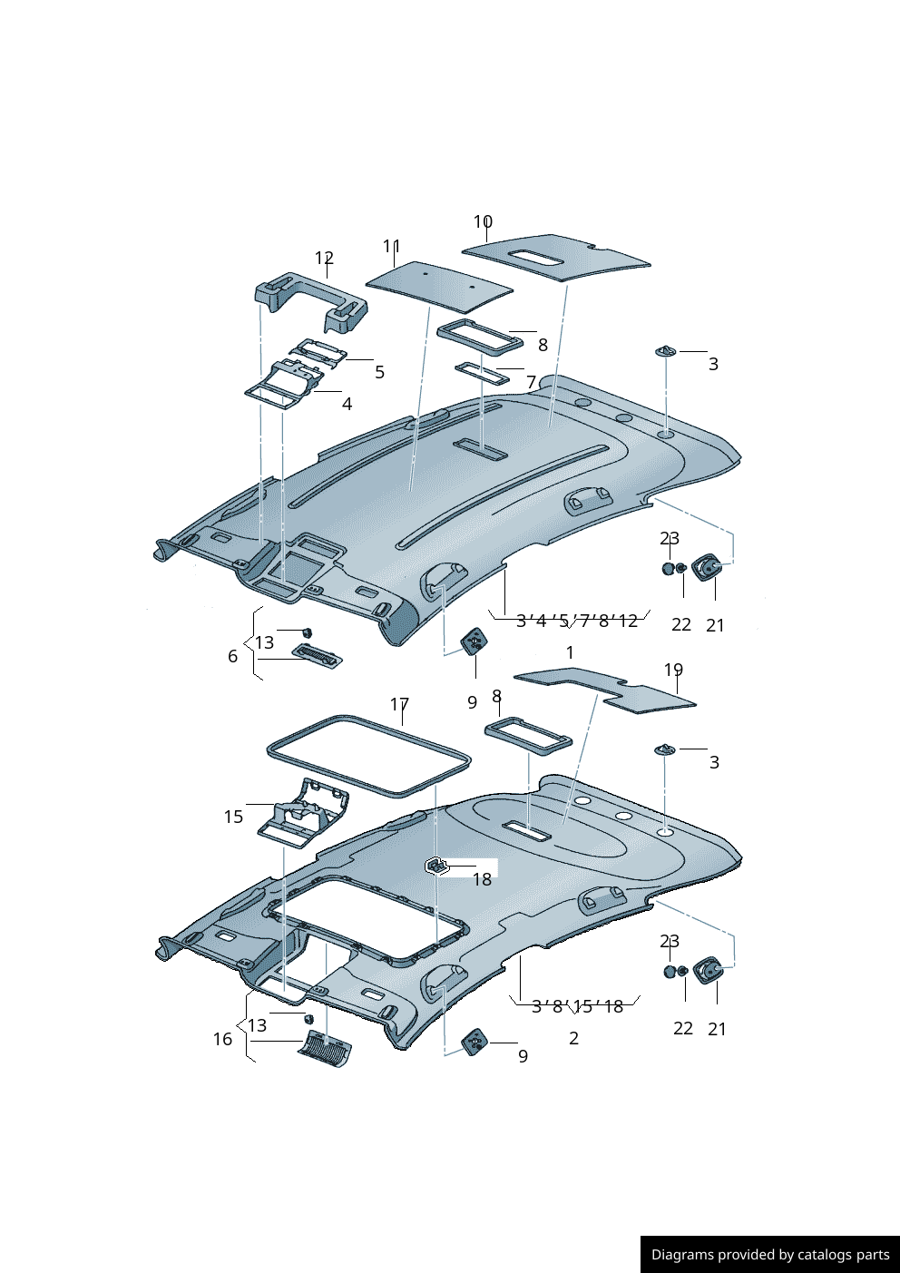 Car part diagram