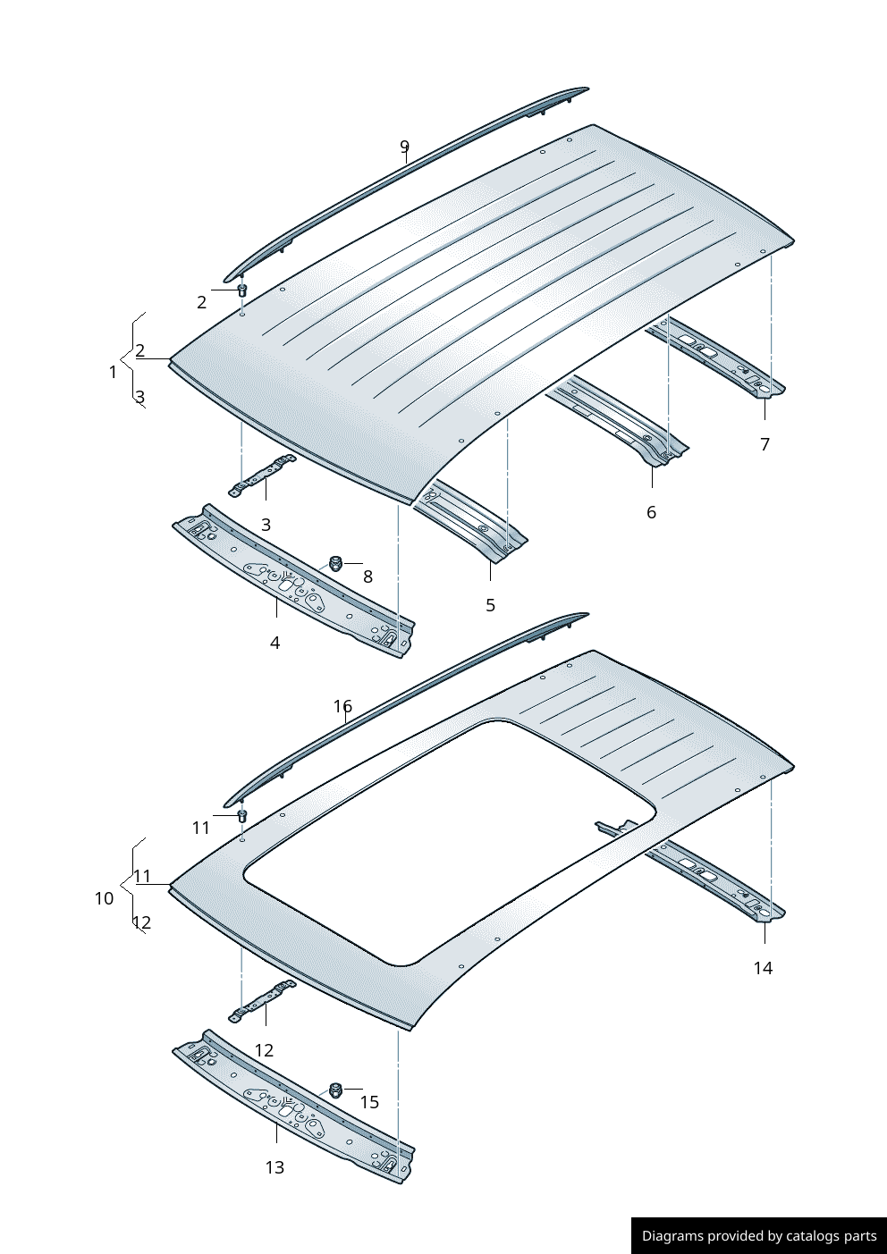 Car part diagram