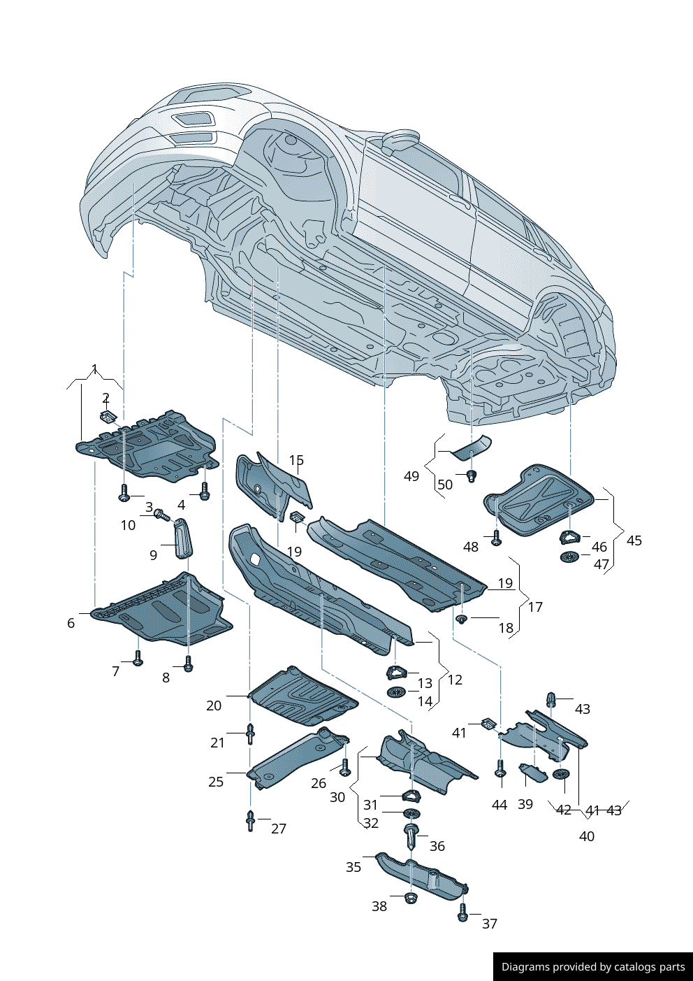 Car part diagram