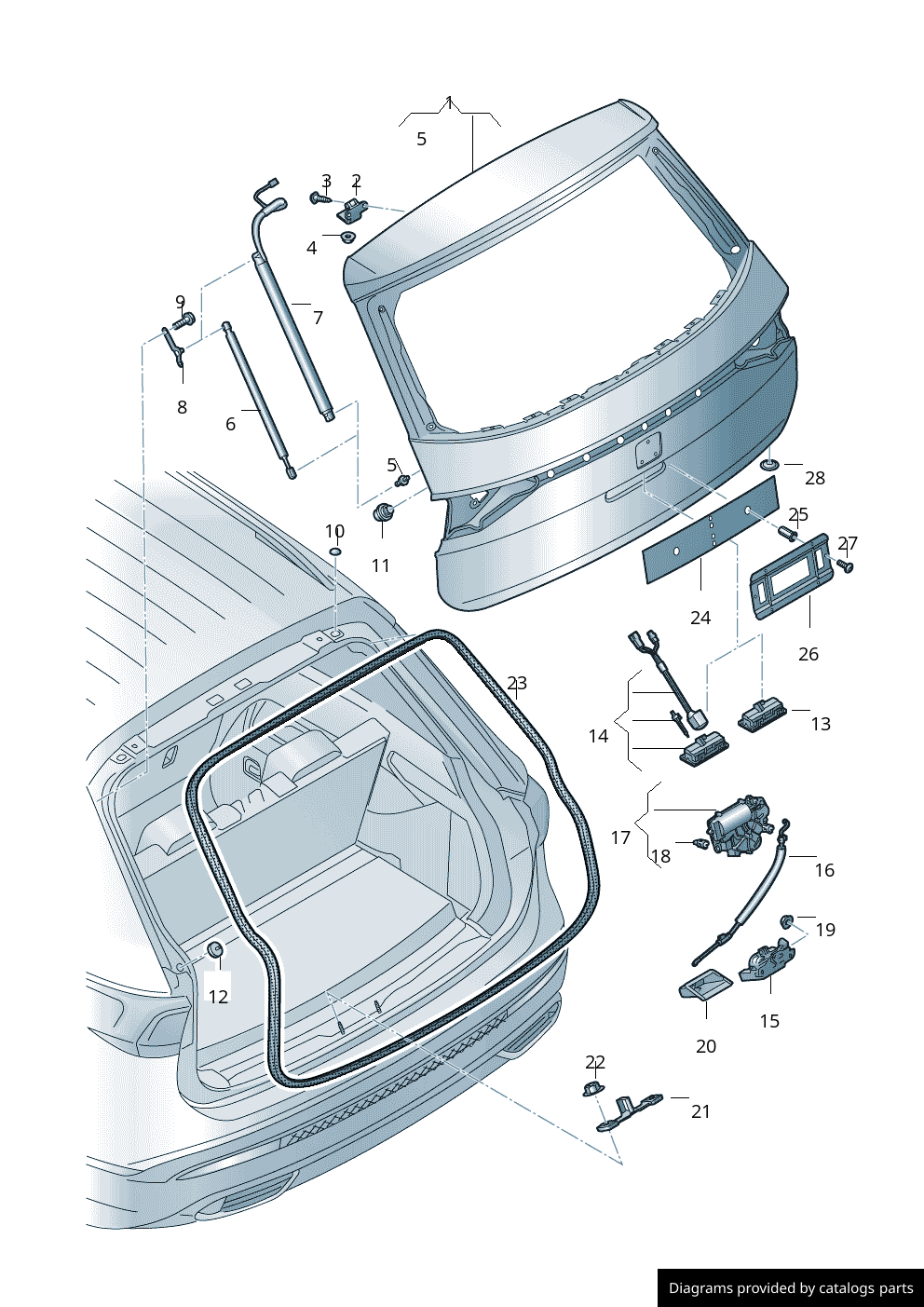 Car part diagram