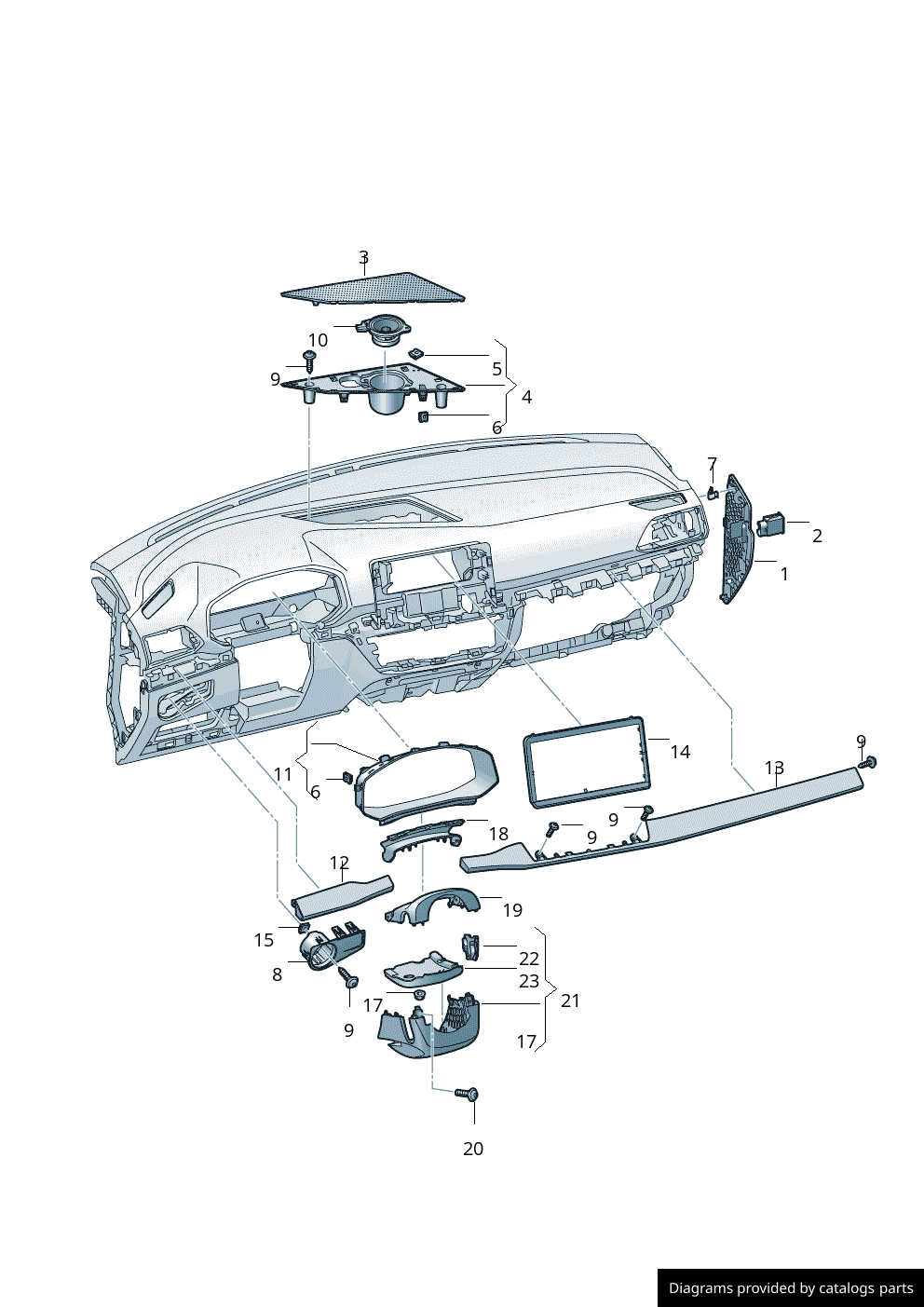 Car part diagram
