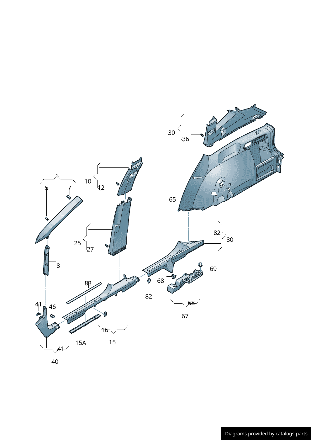 Car part diagram
