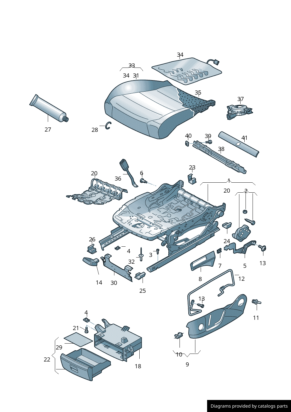 Car part diagram