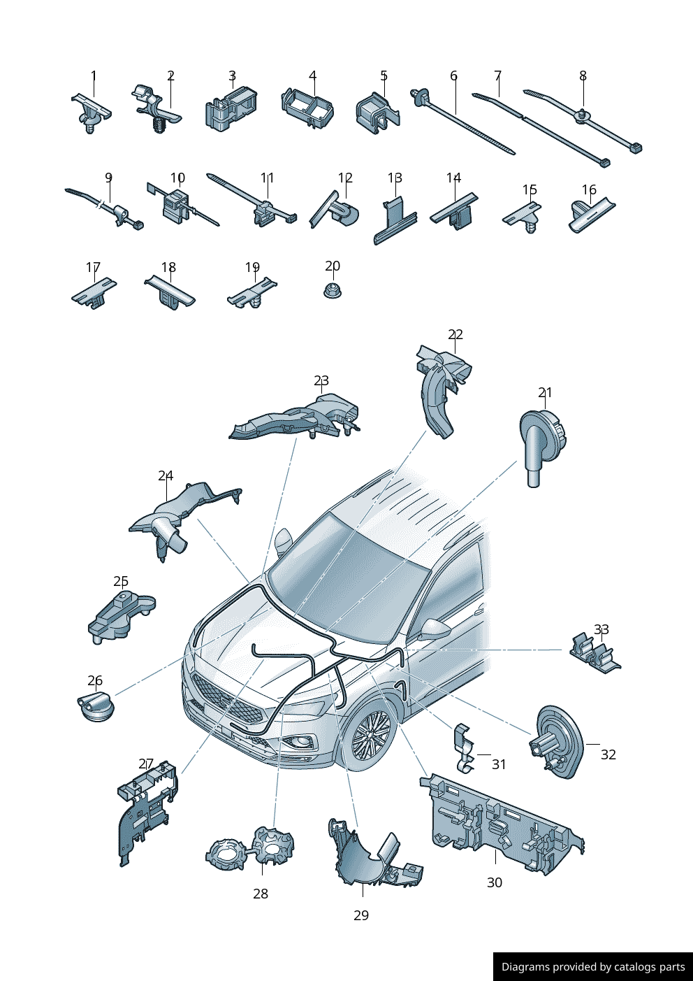 Car part diagram
