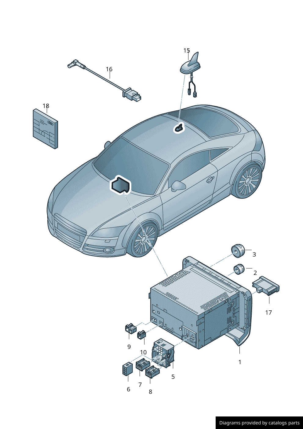 Car part diagram