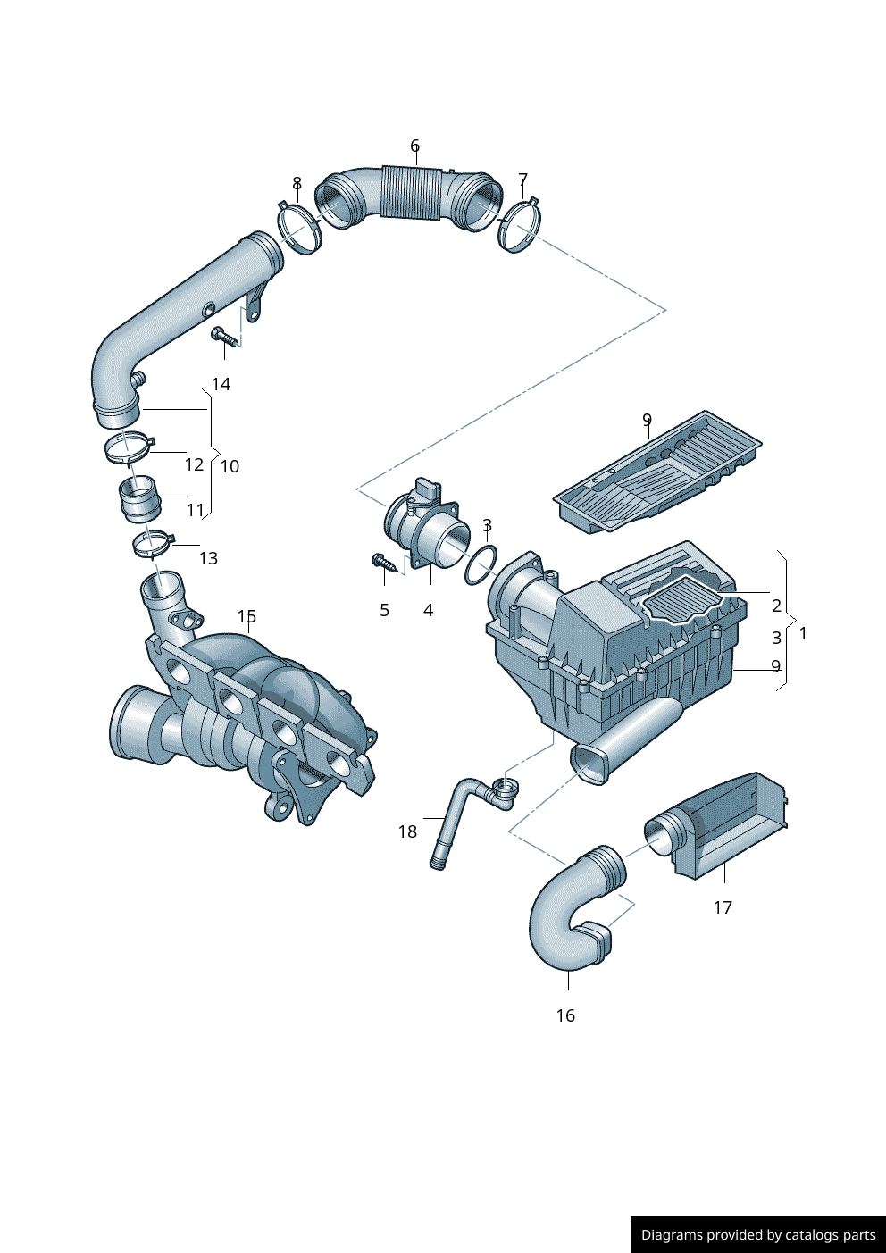 Car part diagram