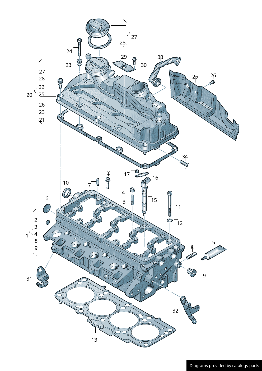 Car part diagram