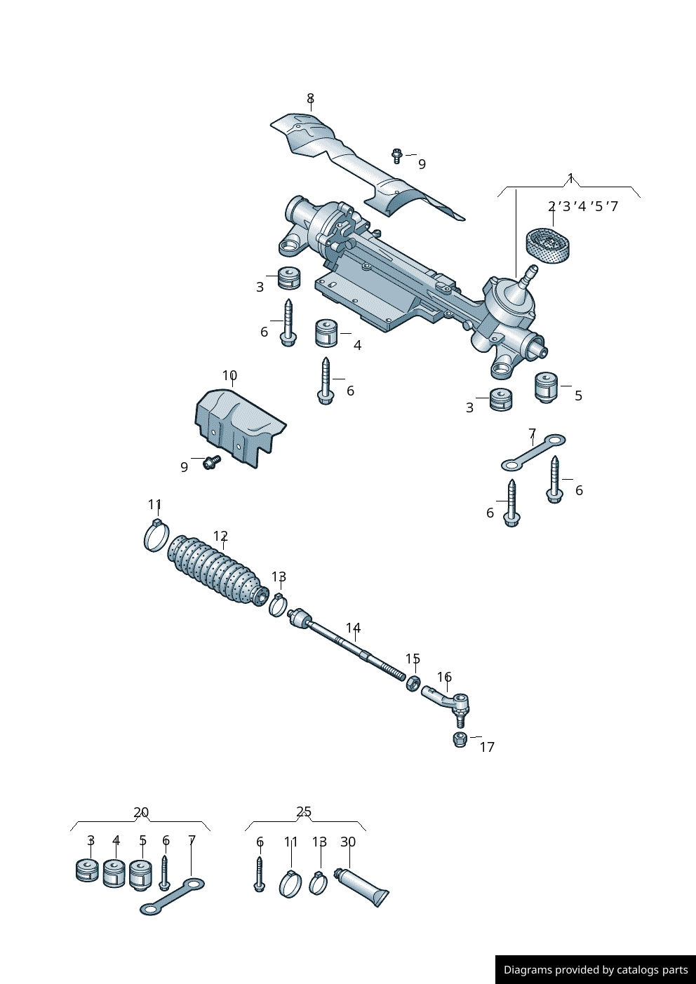 Car part diagram
