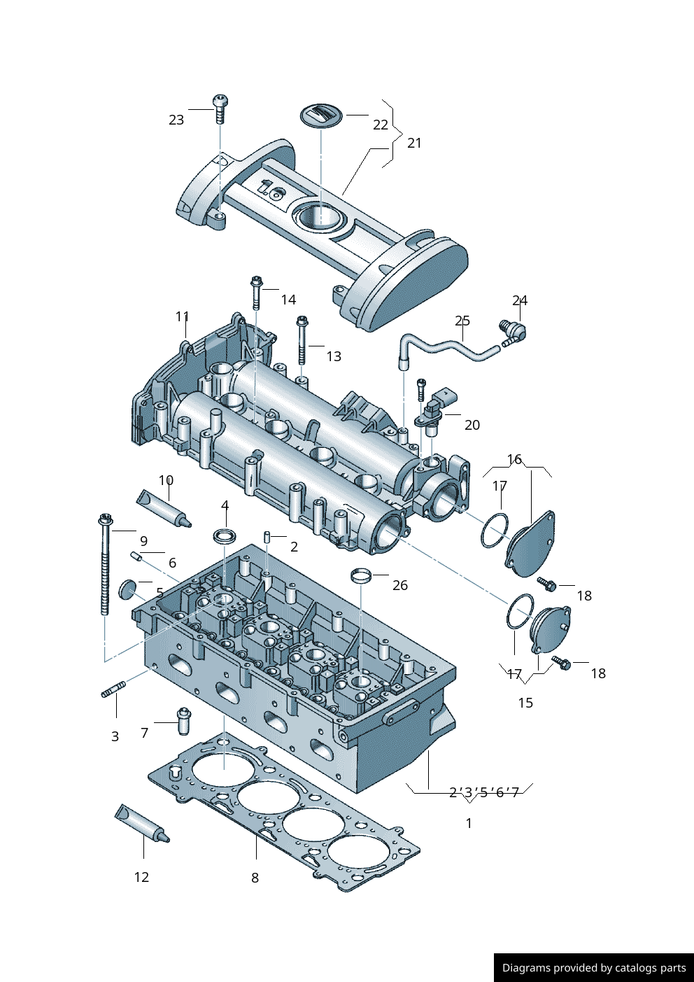 Car part diagram