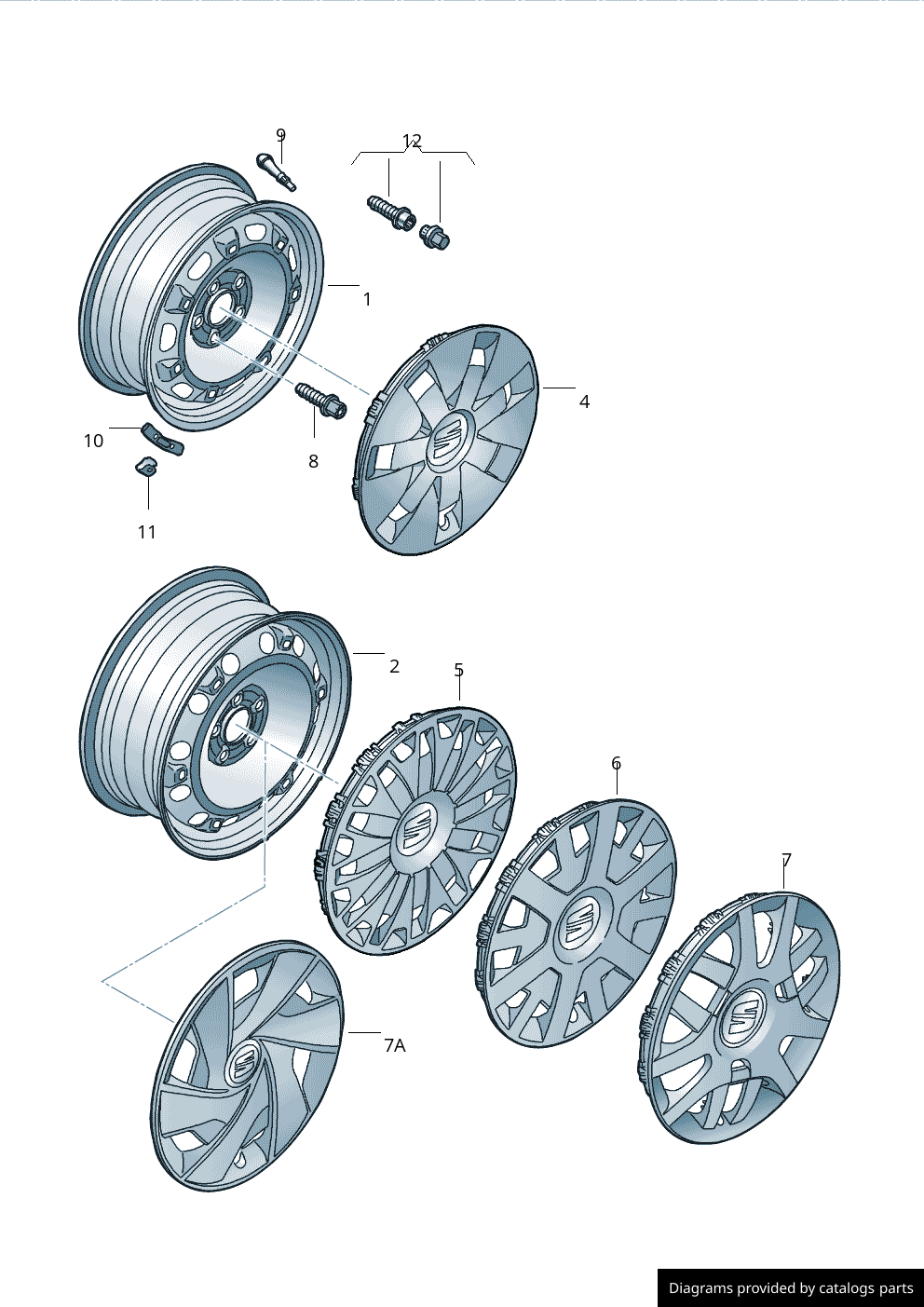 Car part diagram