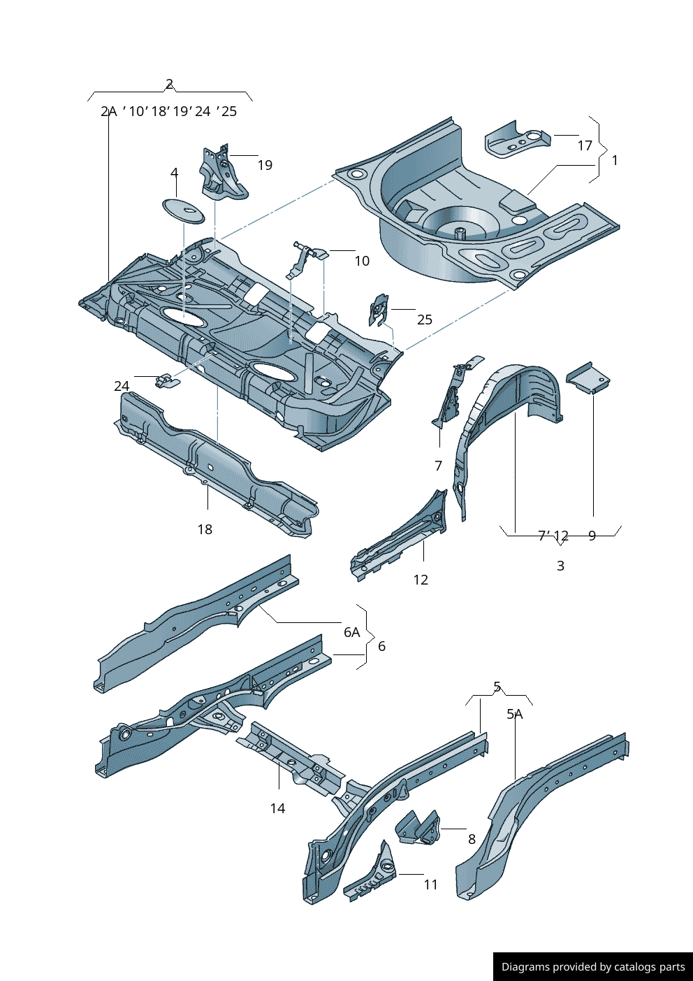 Car part diagram
