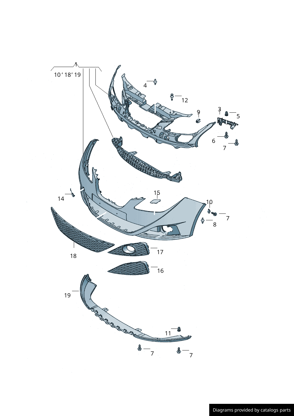 Car part diagram