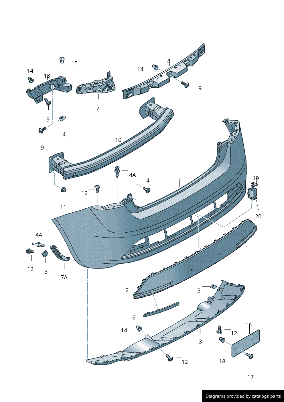 Car part diagram