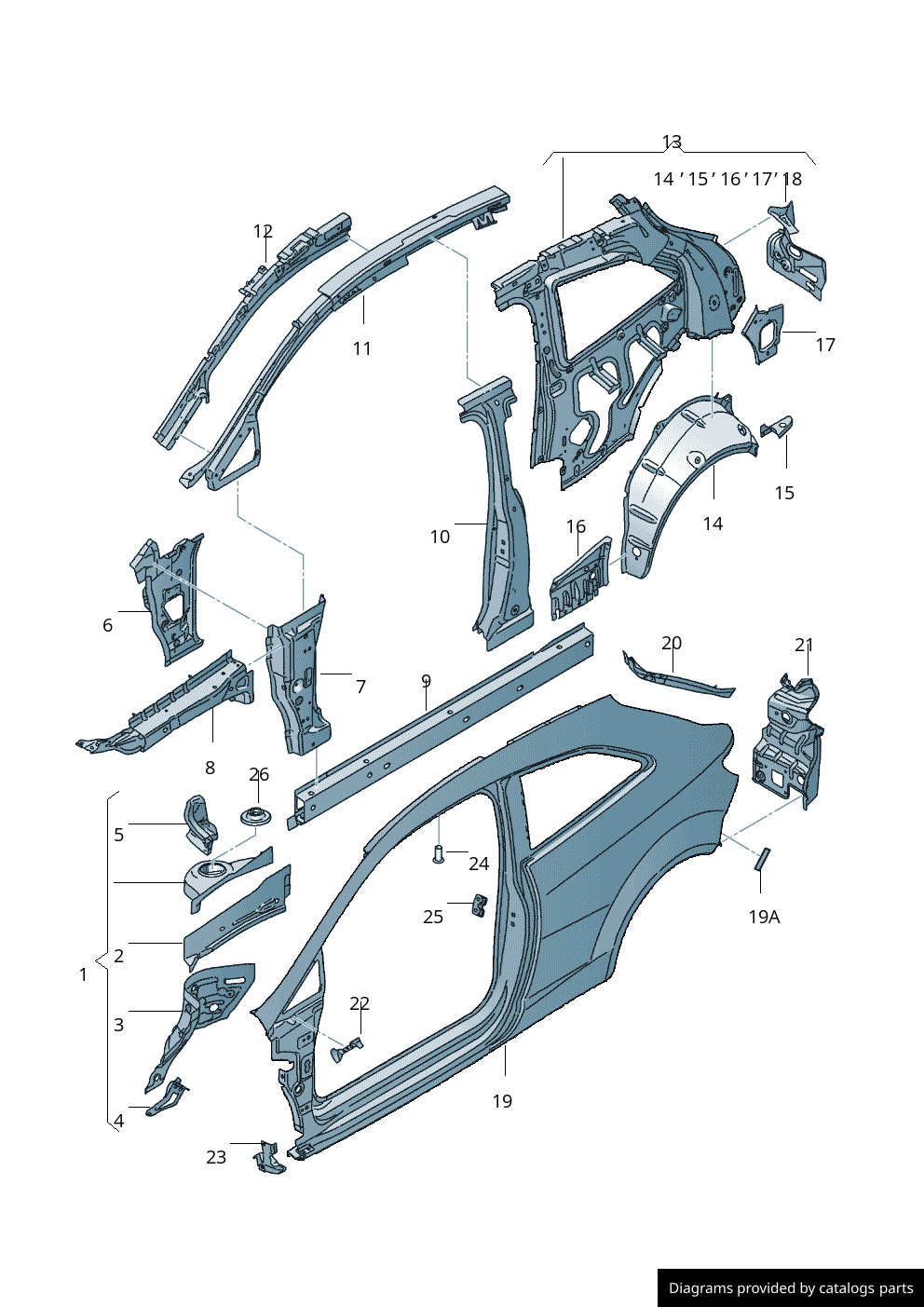 Car part diagram