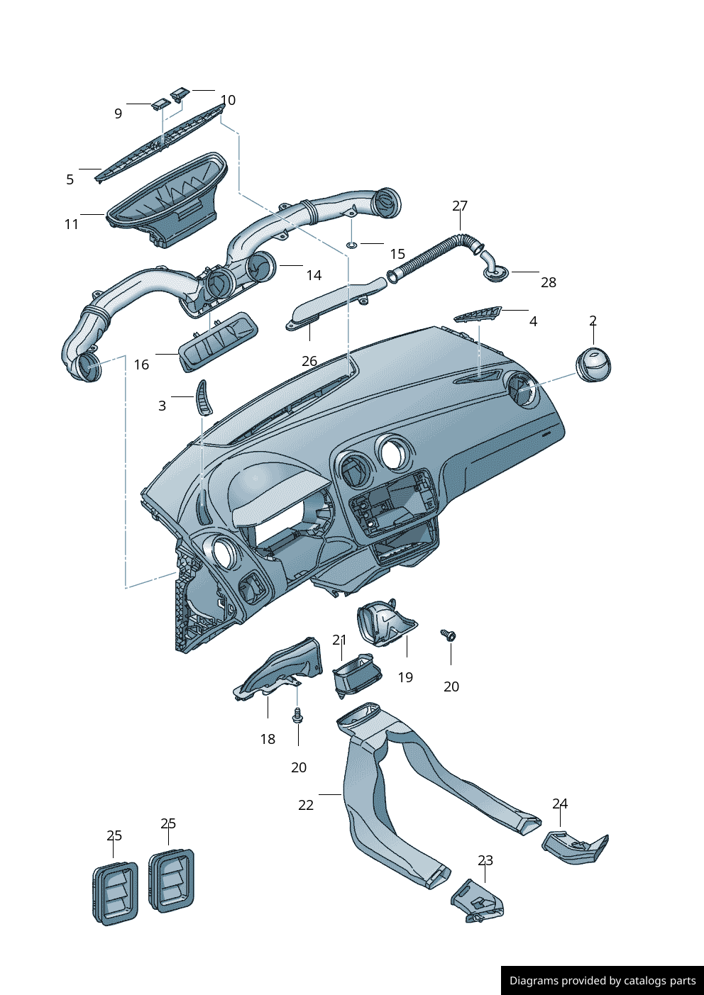 Car part diagram