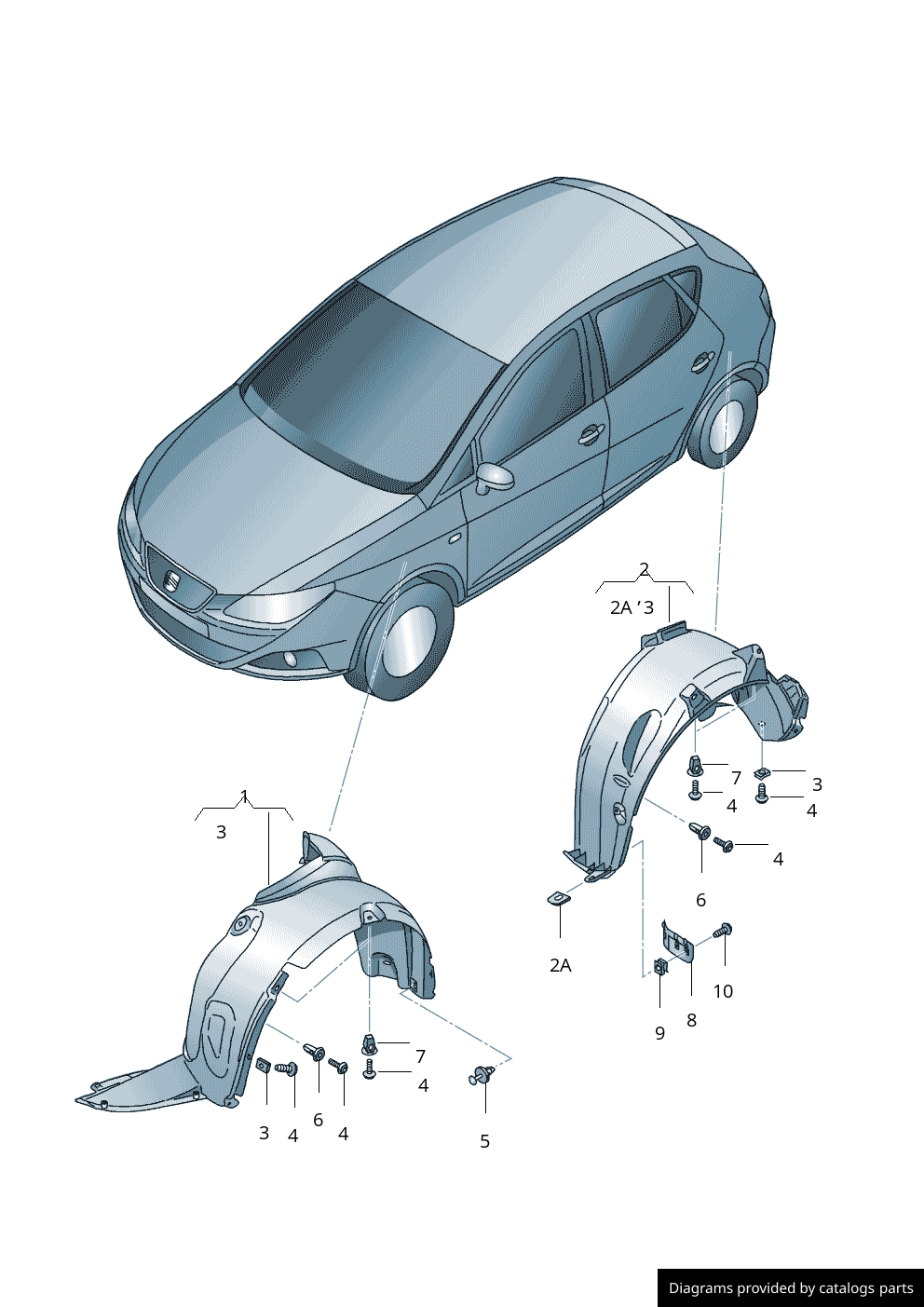 Car part diagram