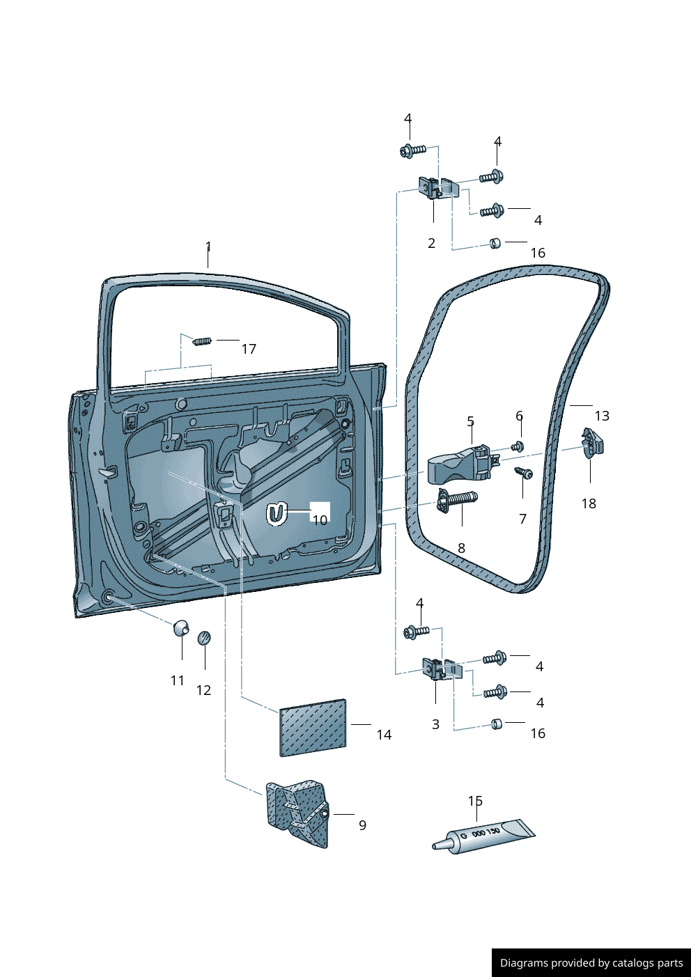 Car part diagram