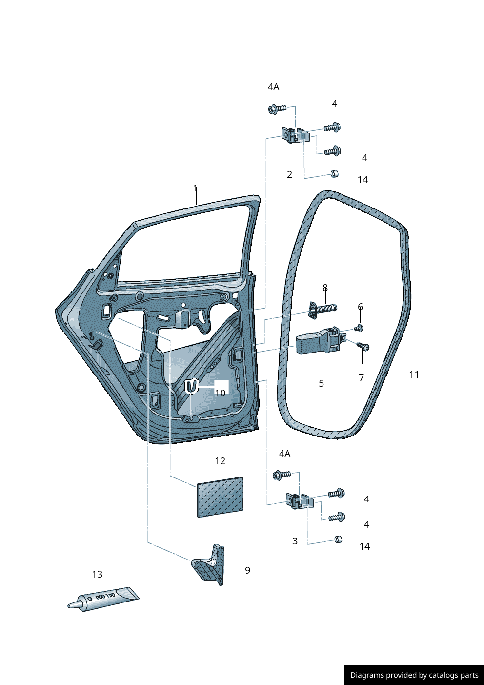 Car part diagram
