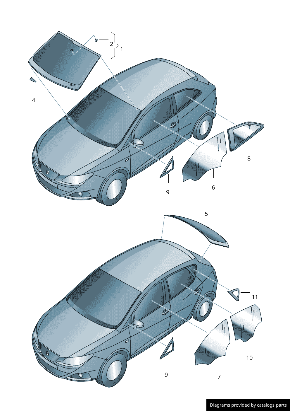 Car part diagram