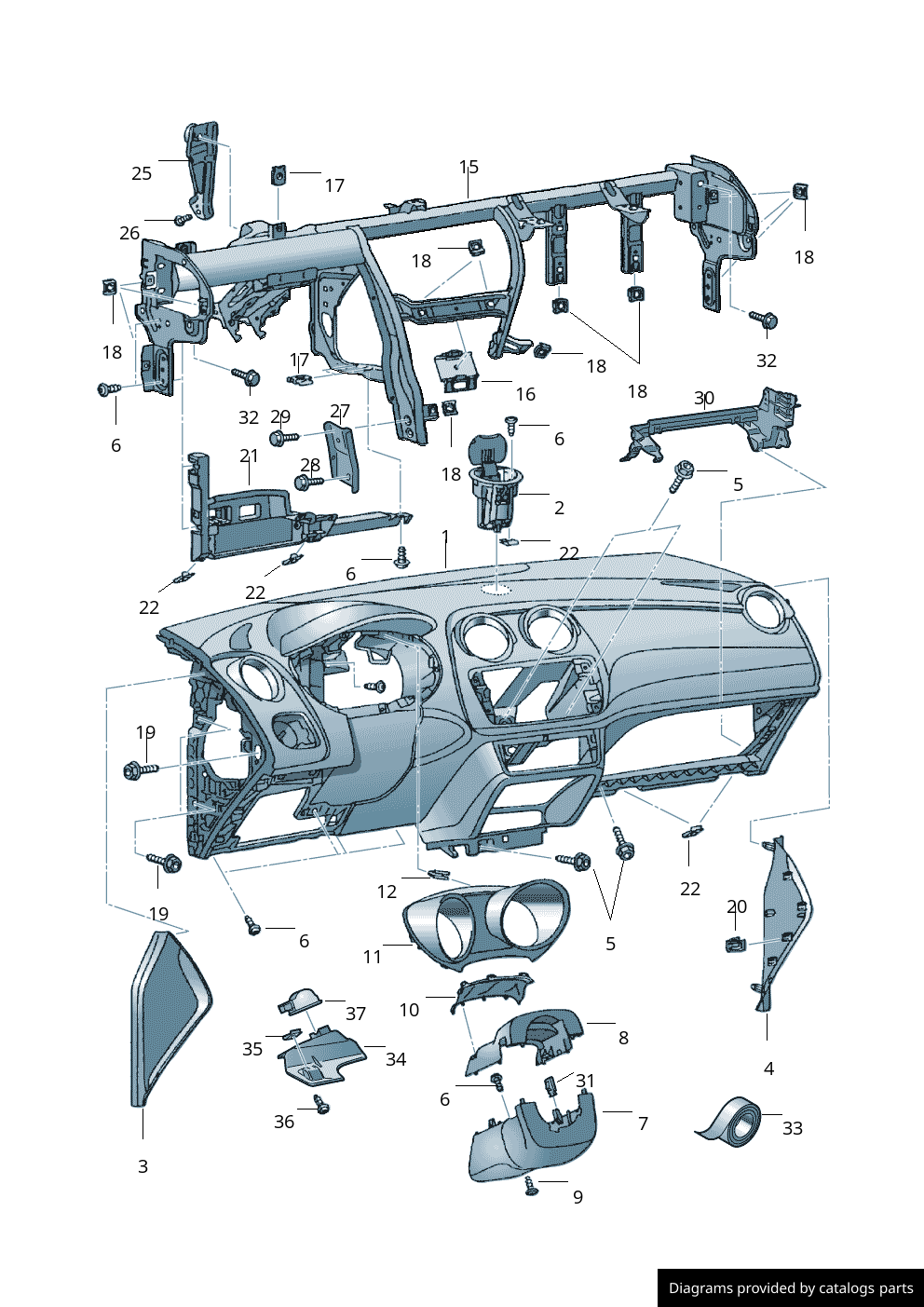 Car part diagram