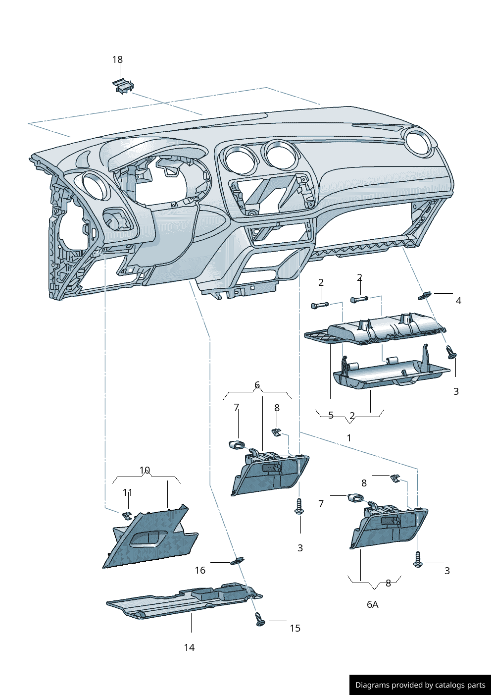 Car part diagram