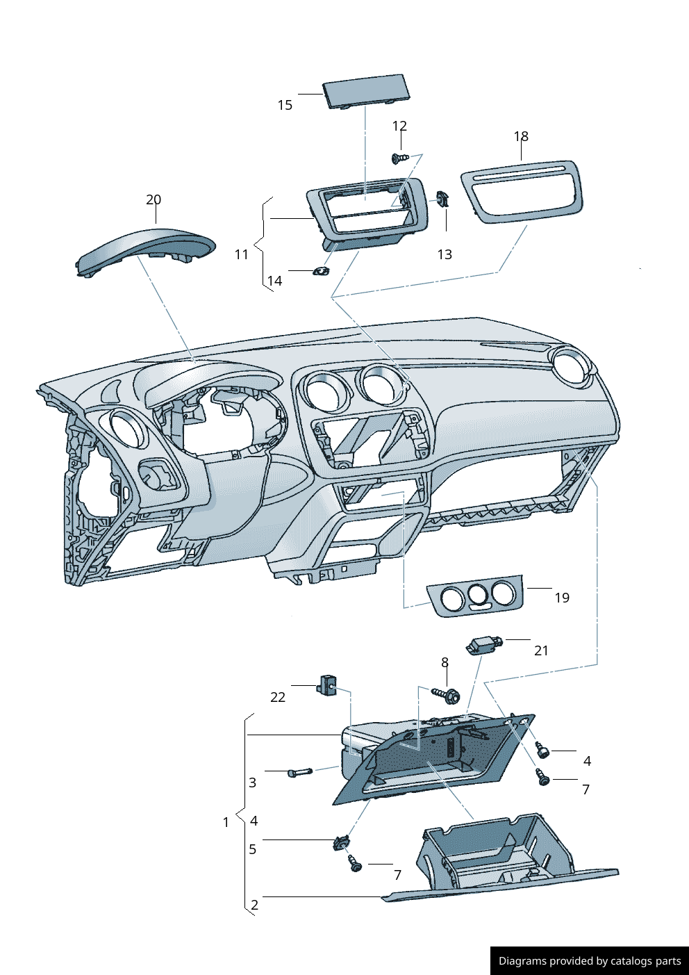 Car part diagram