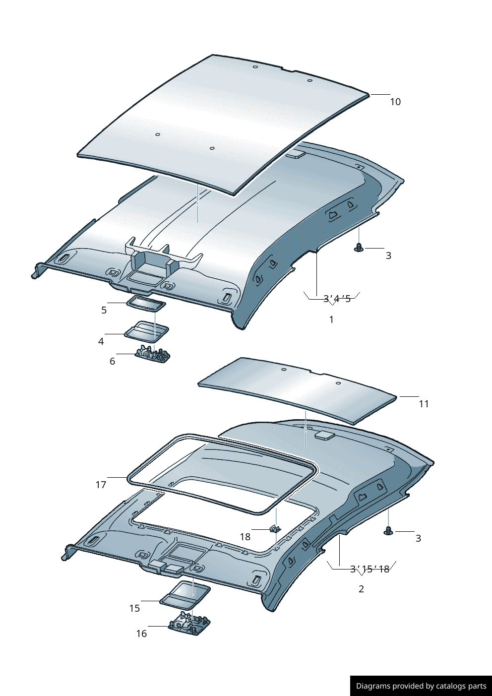 Car part diagram