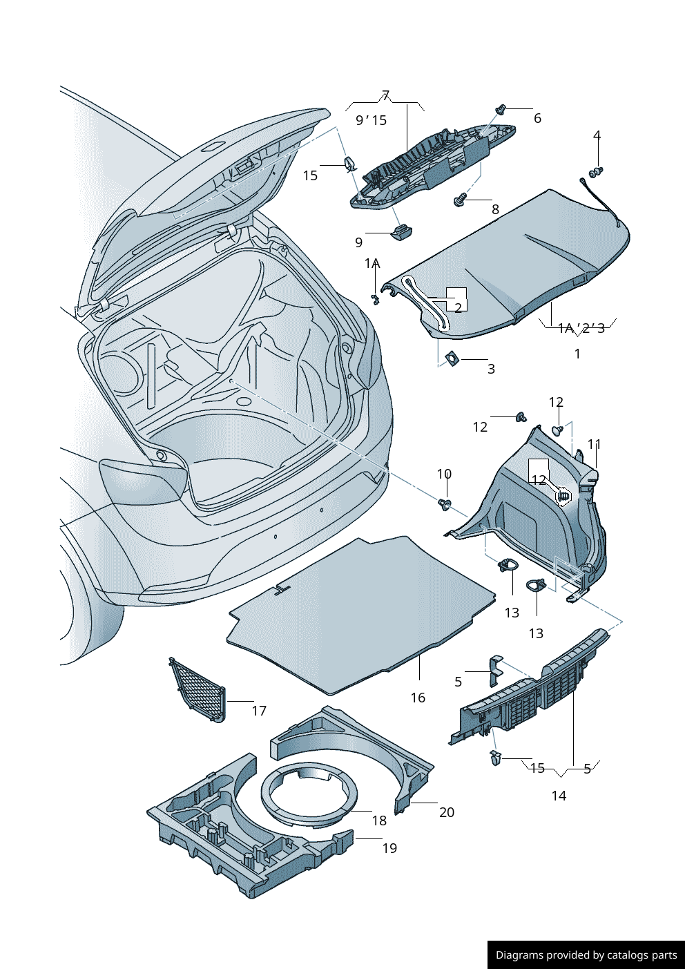 Car part diagram