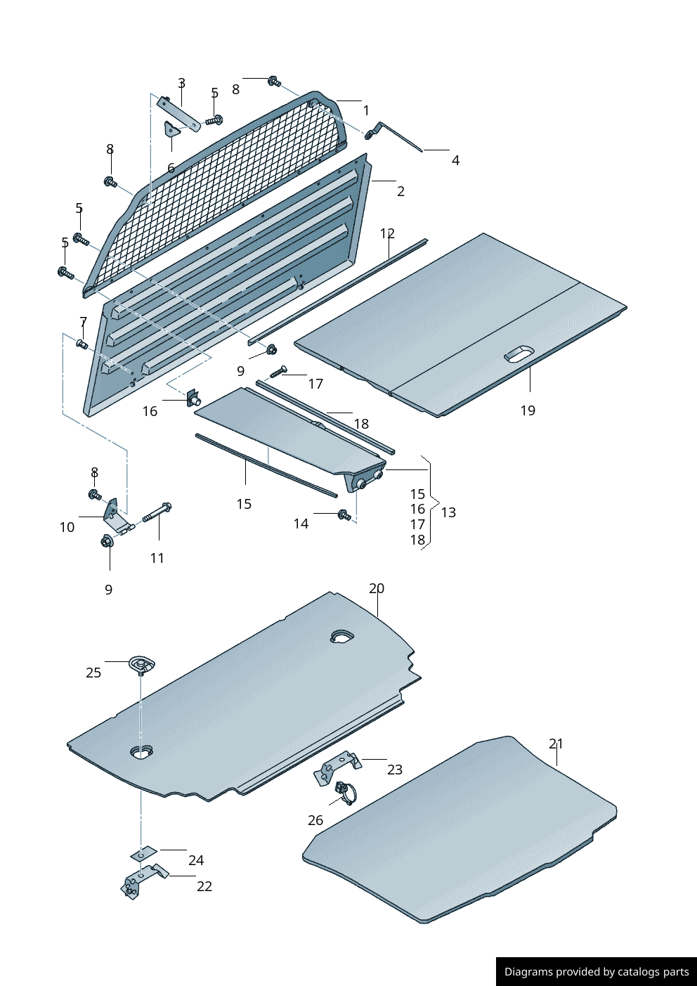 Car part diagram