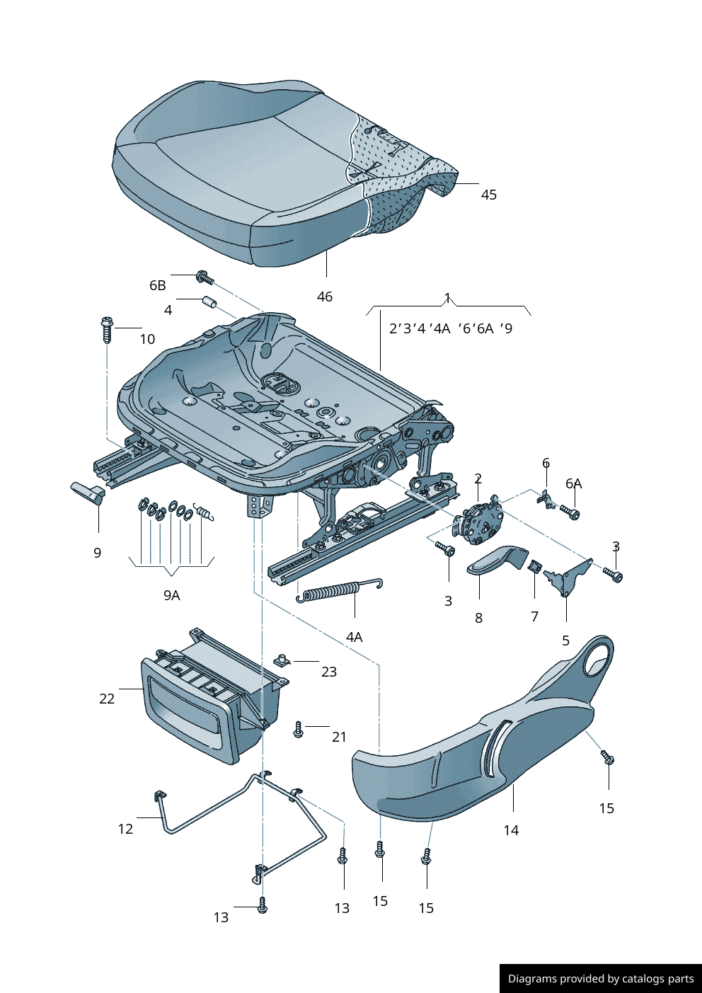Car part diagram