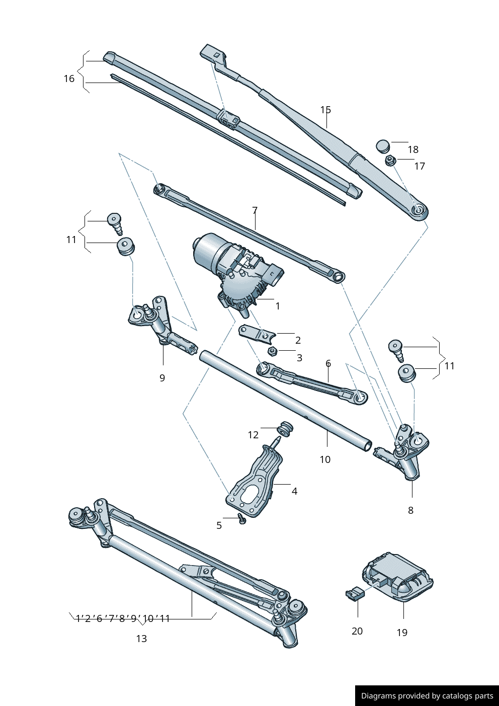 Car part diagram