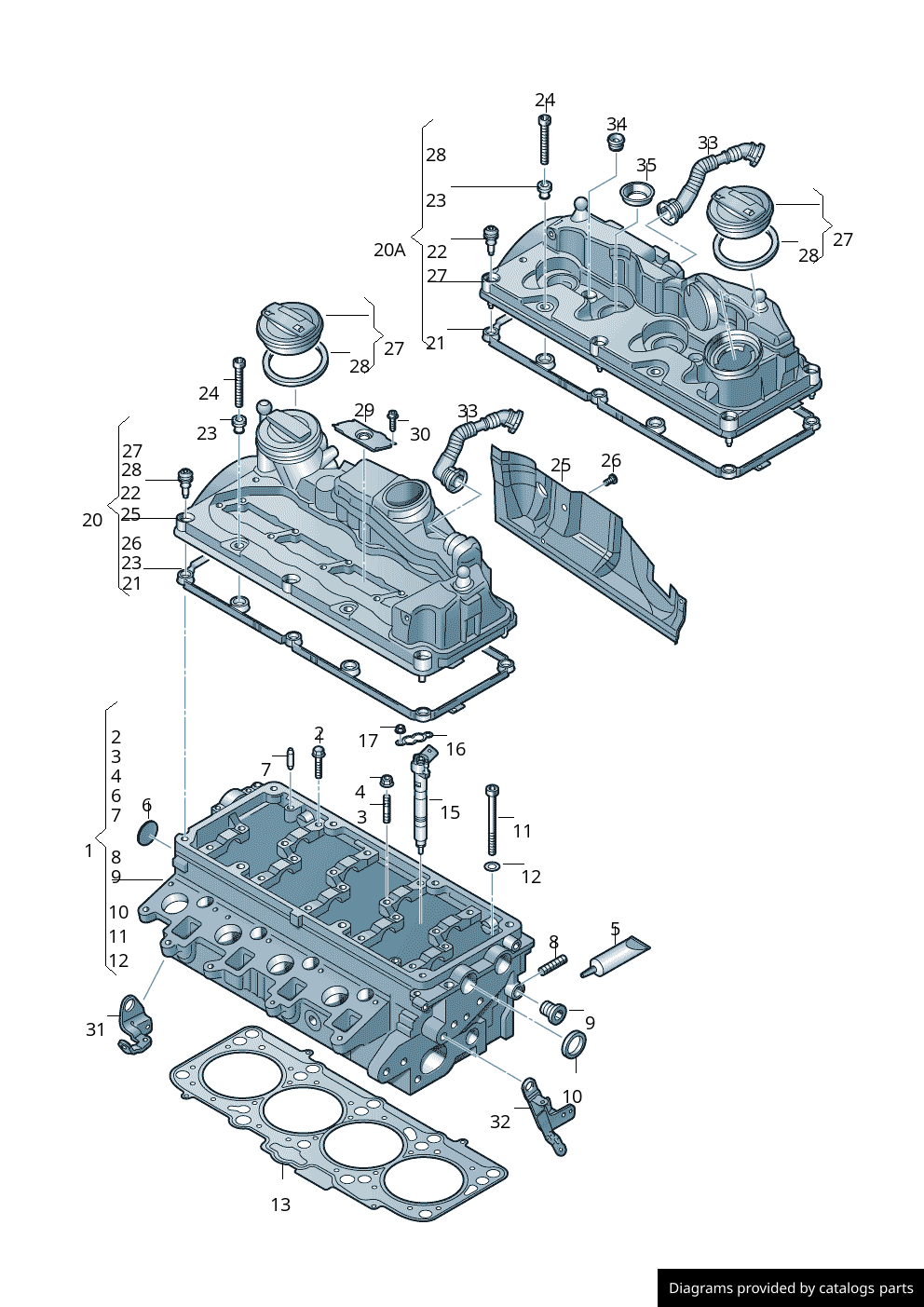 Car part diagram