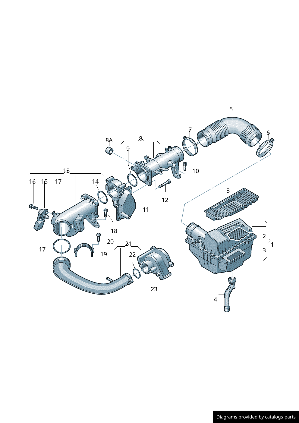 Car part diagram