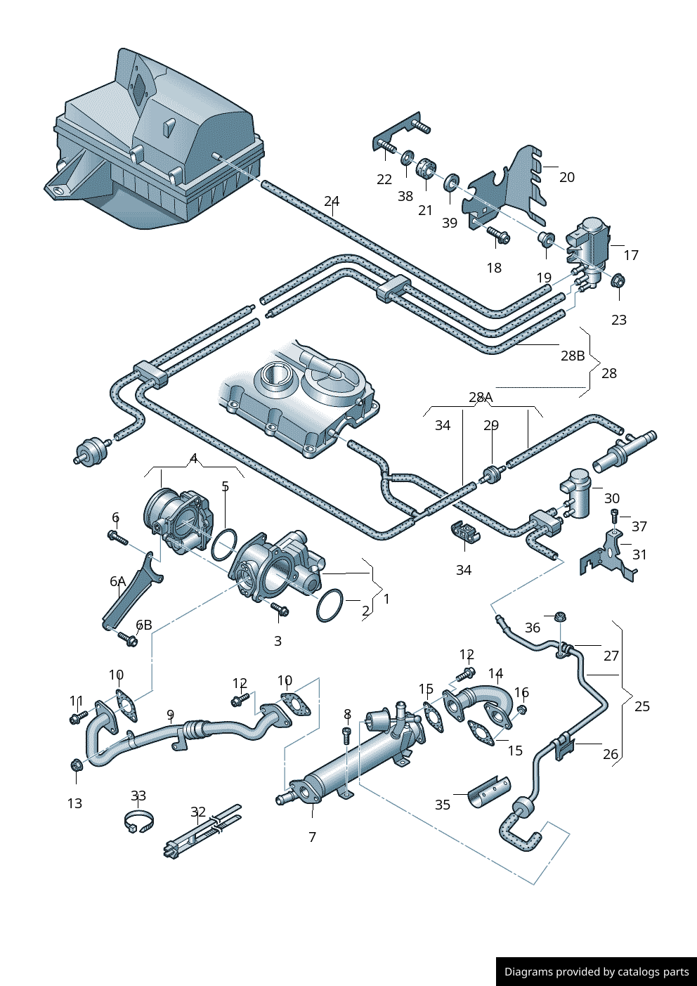 Car part diagram