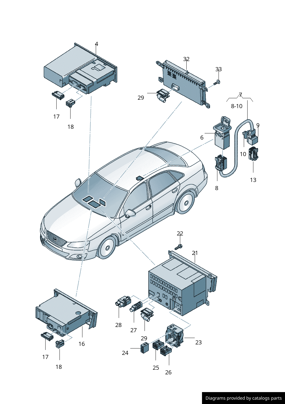 Car part diagram