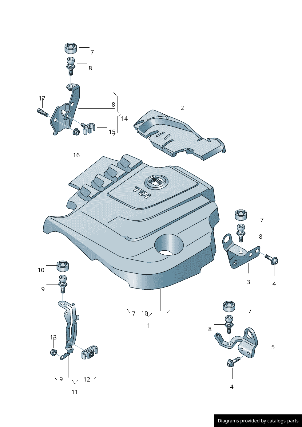 Car part diagram