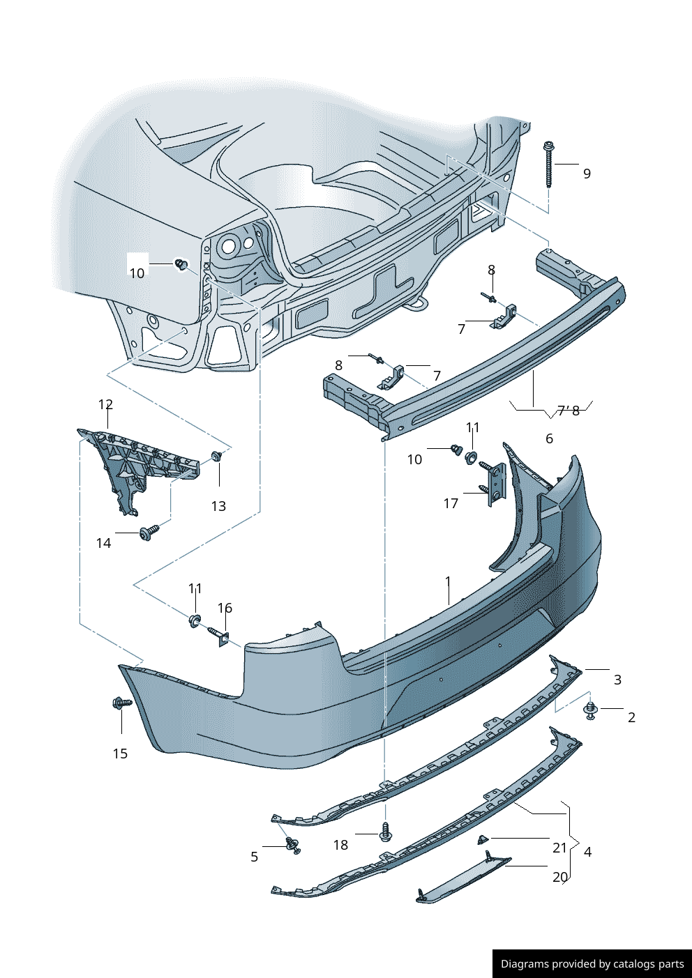 Car part diagram