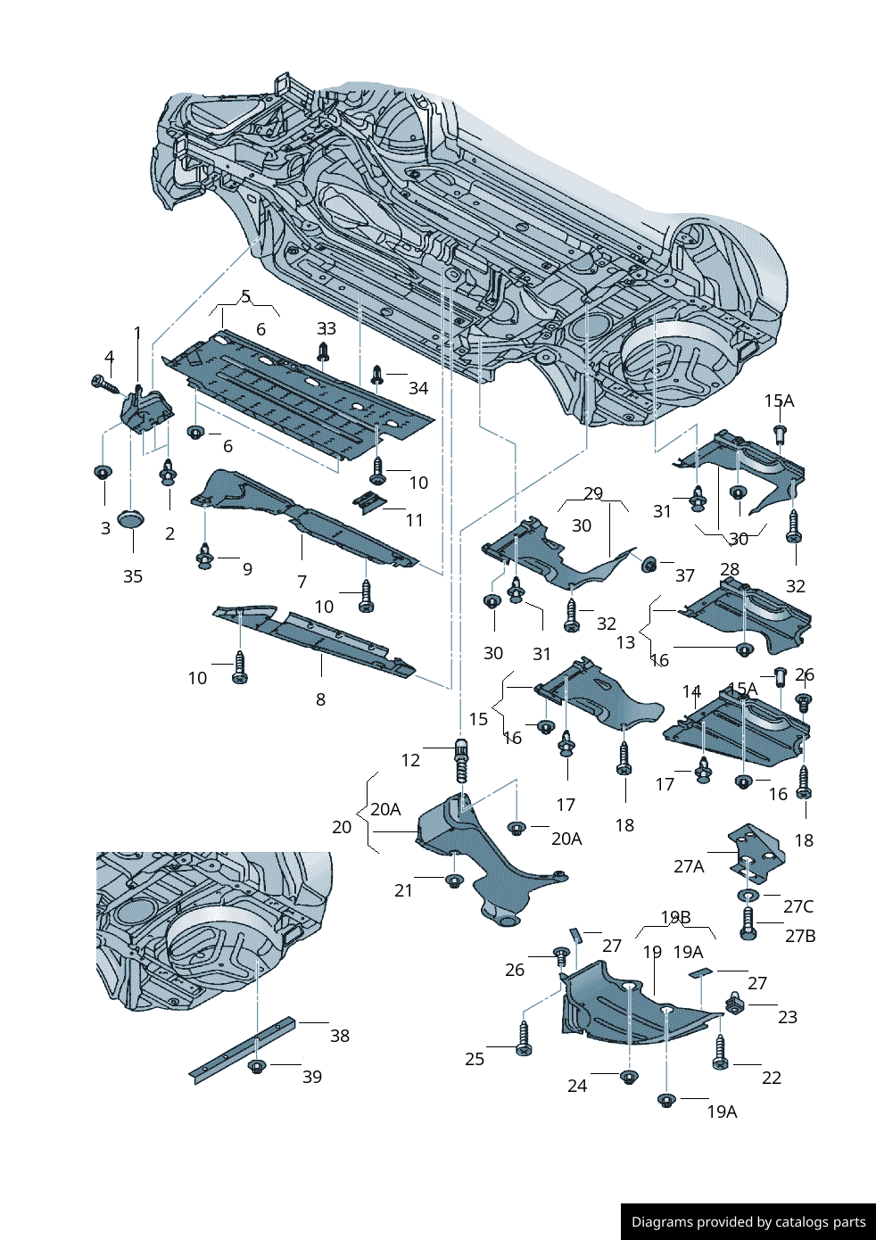 Car part diagram