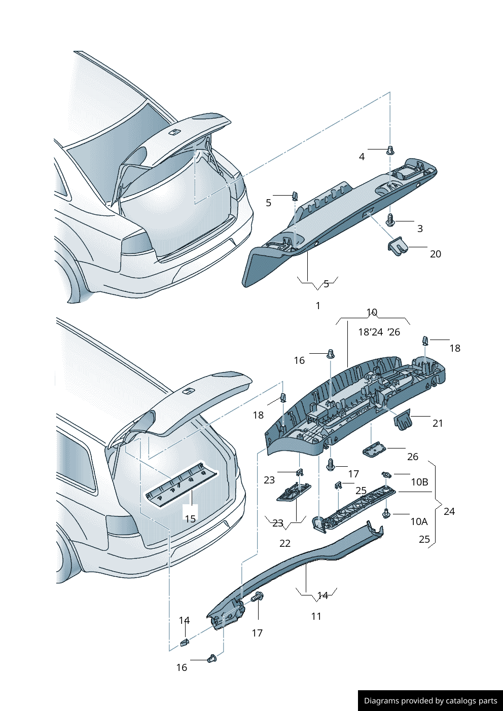 Car part diagram