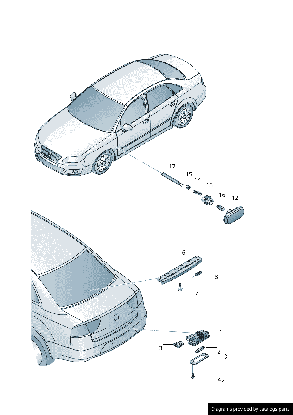 Car part diagram