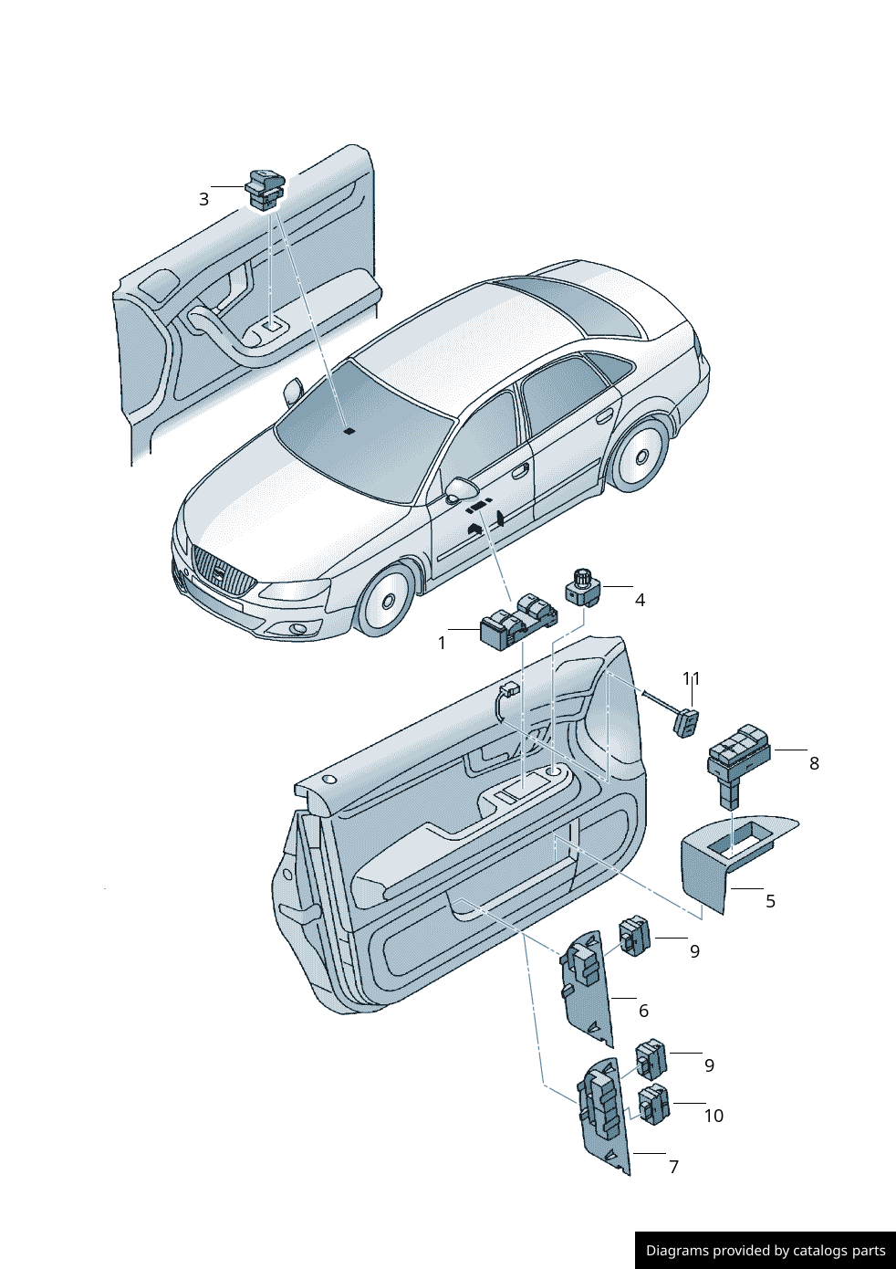 Car part diagram